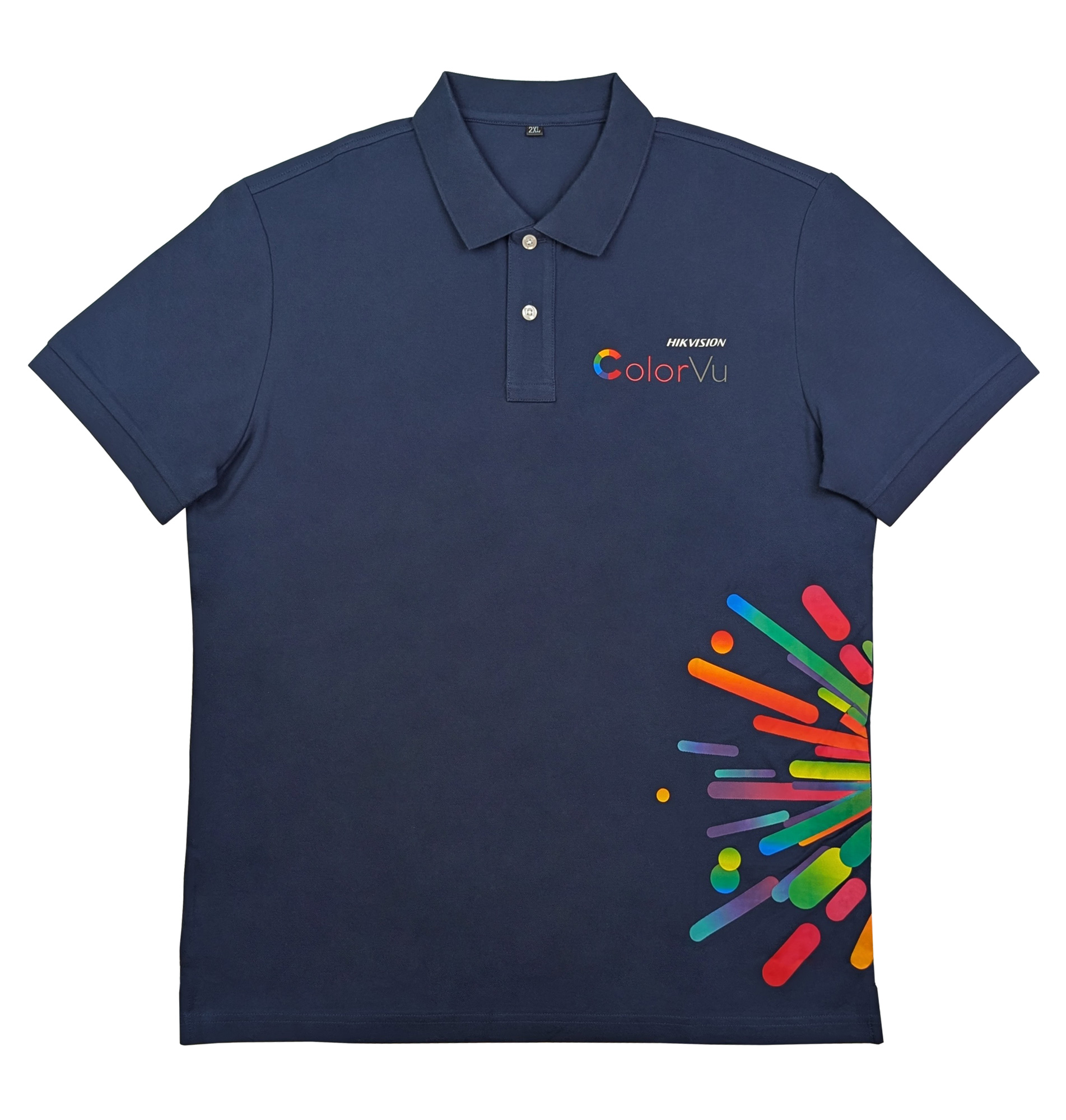 Hikvision Рубашка поло синяя ColorVu XXL Hikvision Рубашка поло синяя ColorVu XXL